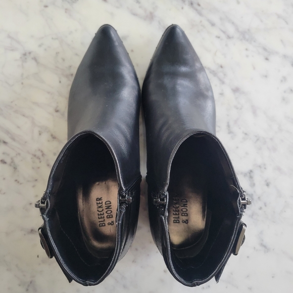 Bleecker & Bond Georgia Bootie in Black Leather - Picture 4 of 9